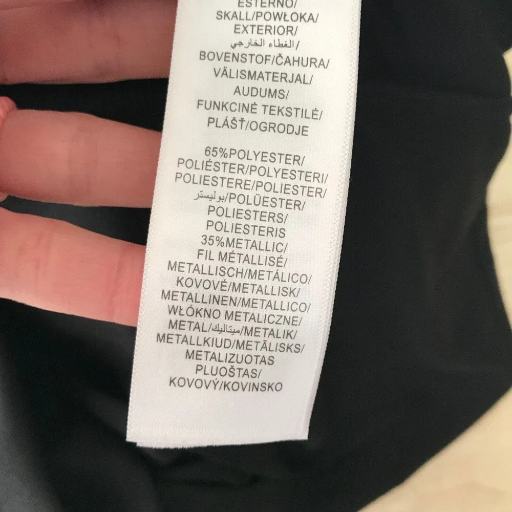 Aidan Mattox Teal‎ Metallic Wrap Dress Size 4 Bow Shimmer Party NYE Holiday Glam - Picture 13 of 16